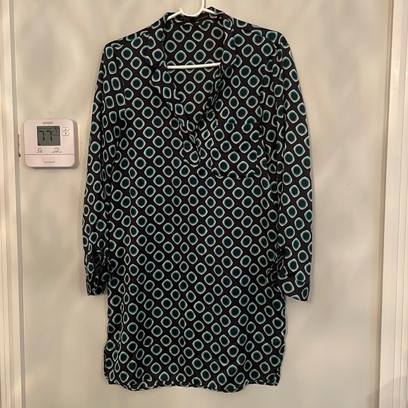 Satin printed shirt - Picture 1 of 5